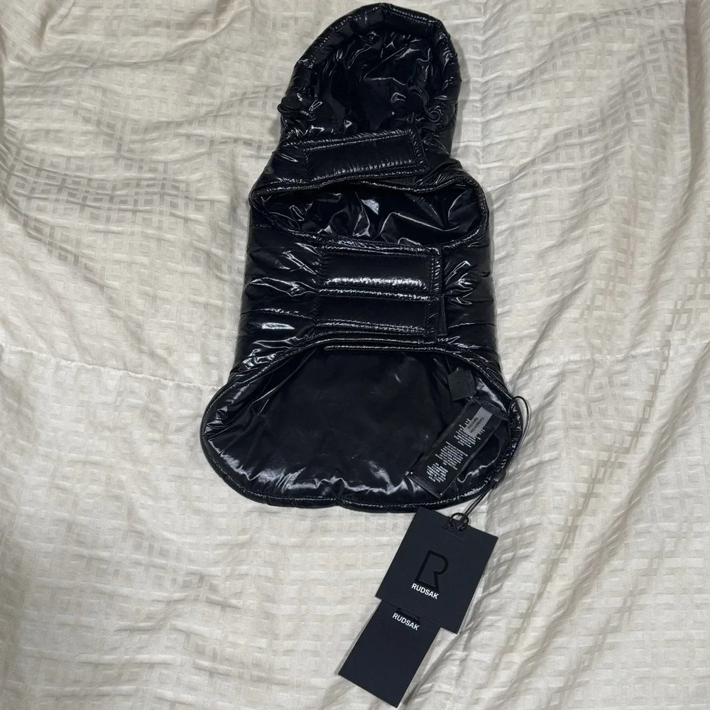 RUDSAK Buddie Dog Puffer Jacket Coat Black/Noir Size P/S - NWT